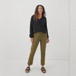 Pact Organic Cotton Boulevard Brushed Twill Pull-On Pant, Size XL